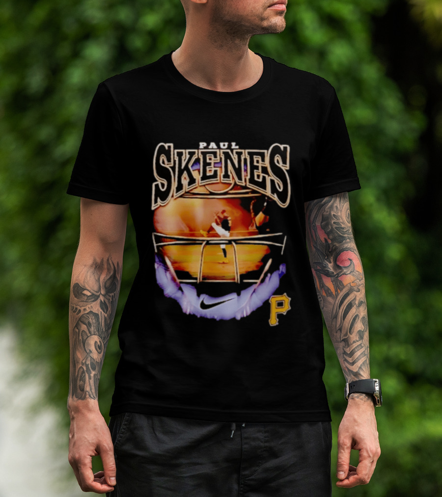 Paul Skenes Pittsburgh Pirates Nike P Logo Baseball Stadium T-Shirt