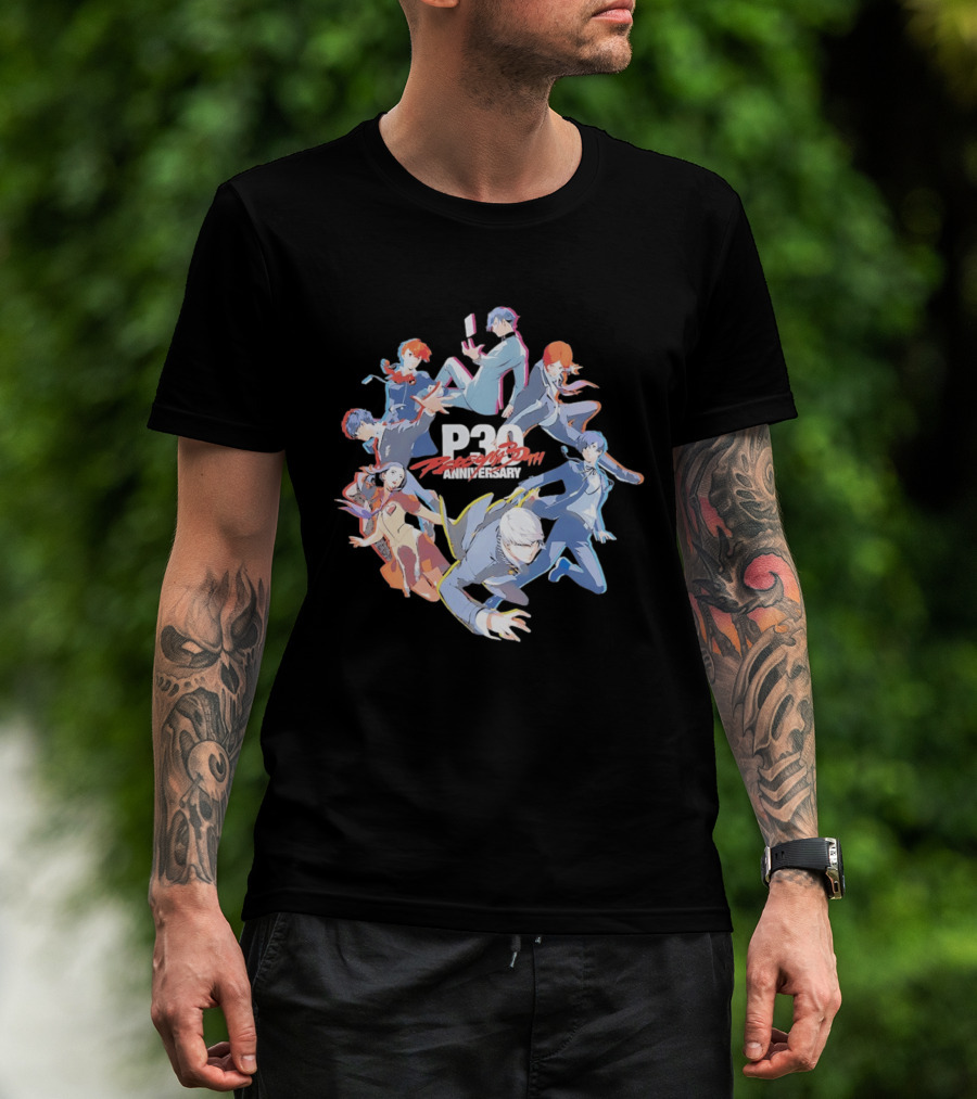 Persona 30th Anniversary P30 Atlus JRPG Collection T-Shirt