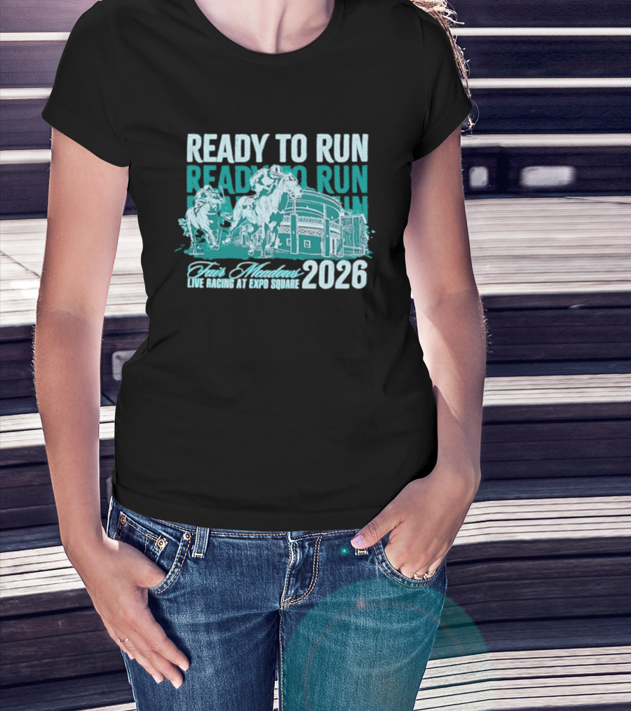 Ready To Run Fair Meadows Live Racing At Expo Square 2026 T-Shirt
