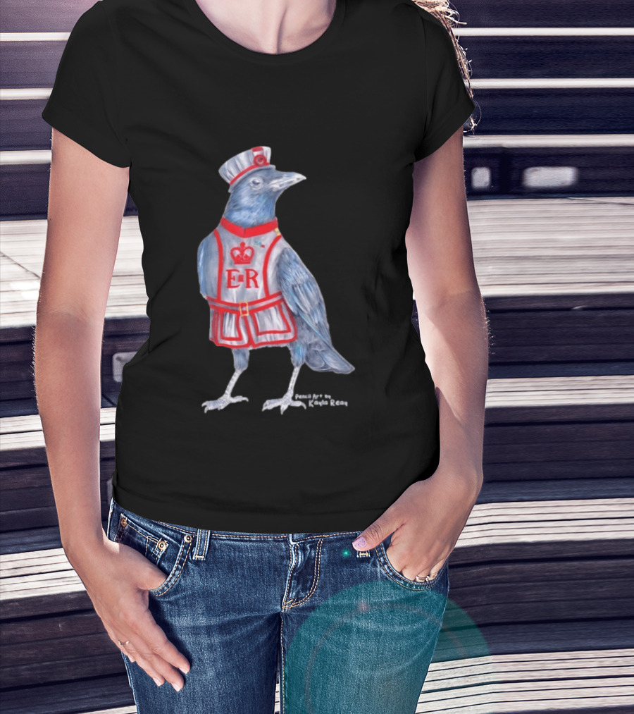 Rosaline The Raven ER Yeoman Warder Beefeater Uniform T-Shirt
