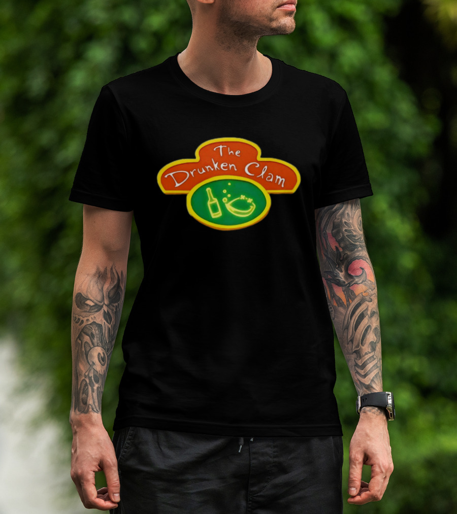 The Drunken Clam Family Guy Peter Griffin Neon Sign T-Shirt