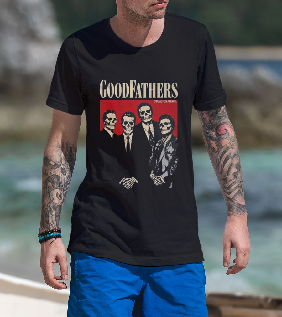 Goodfathers Side Action Apparel Skeleton Suits T-Shirt