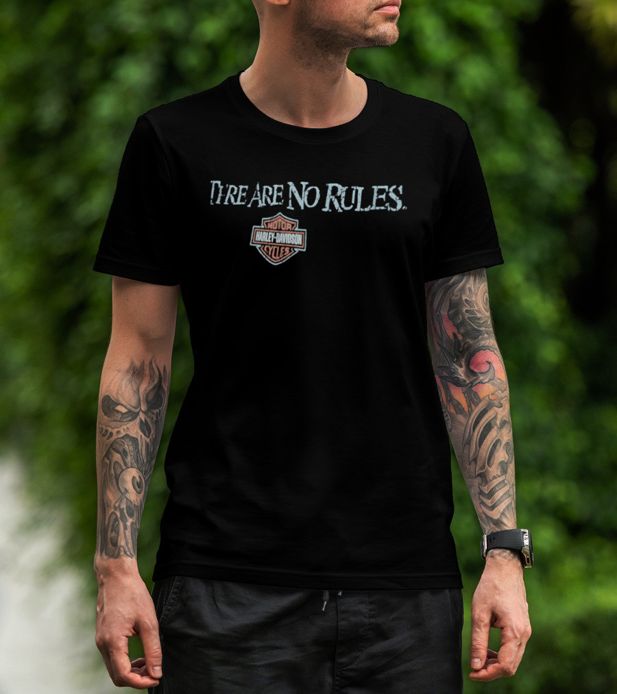 Harley Davidson There Are No Rules T-Shirt