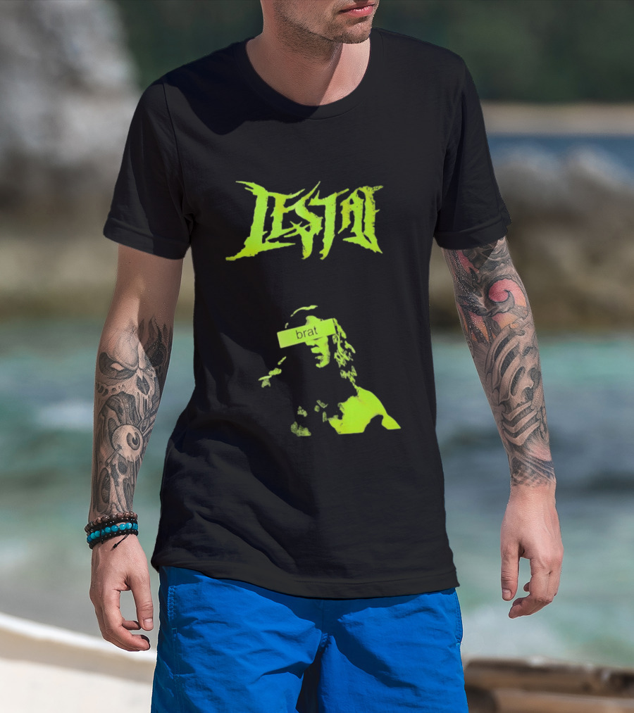 Lestat Brat Neon Green Interview With The Vampire Gothic T-Shirt