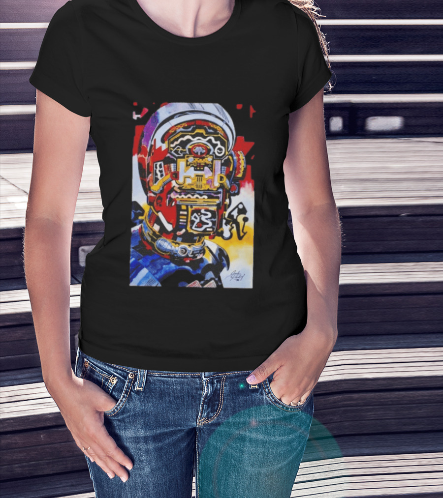 Jack Kirby Galactic Sci Fi Robot T-Shirt