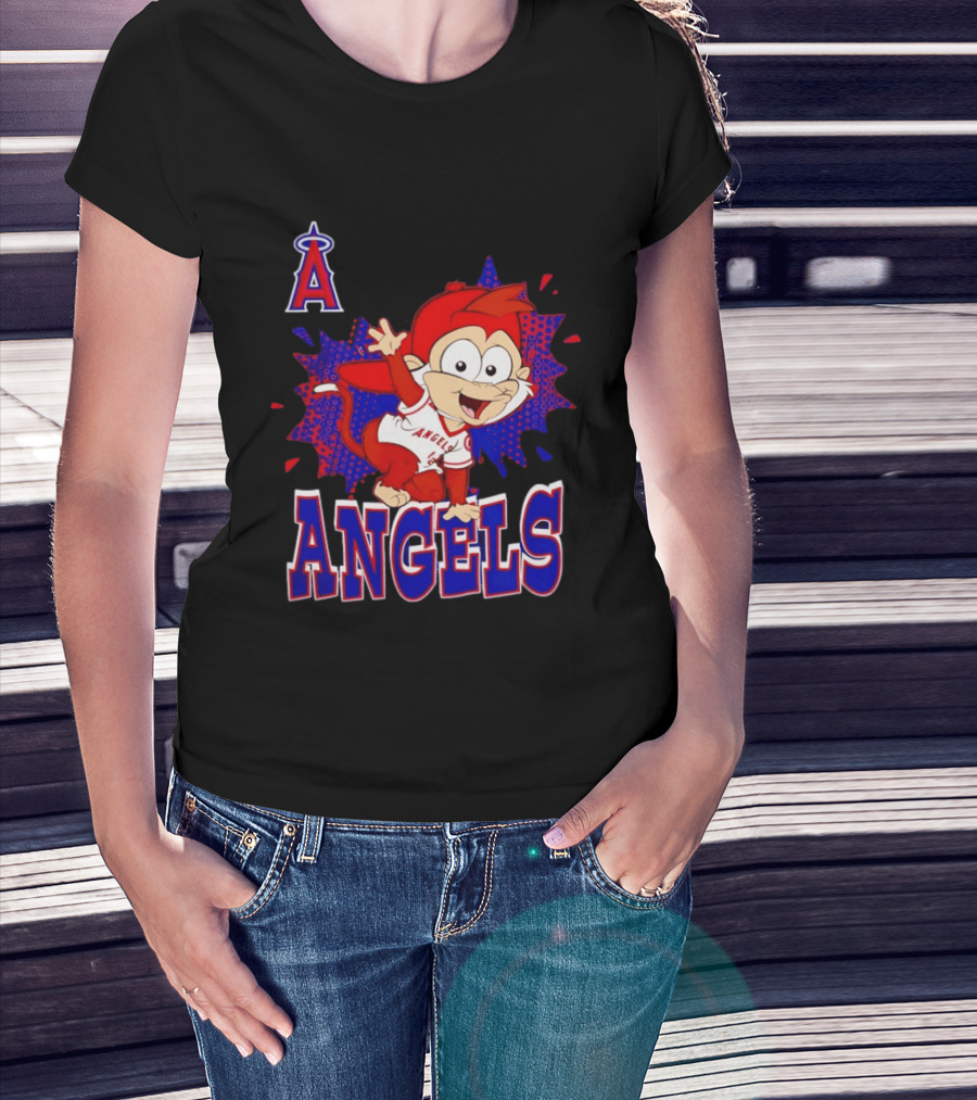 Los Angeles Angels Rally Monkey Baseball MLB Team Fans T-Shirt