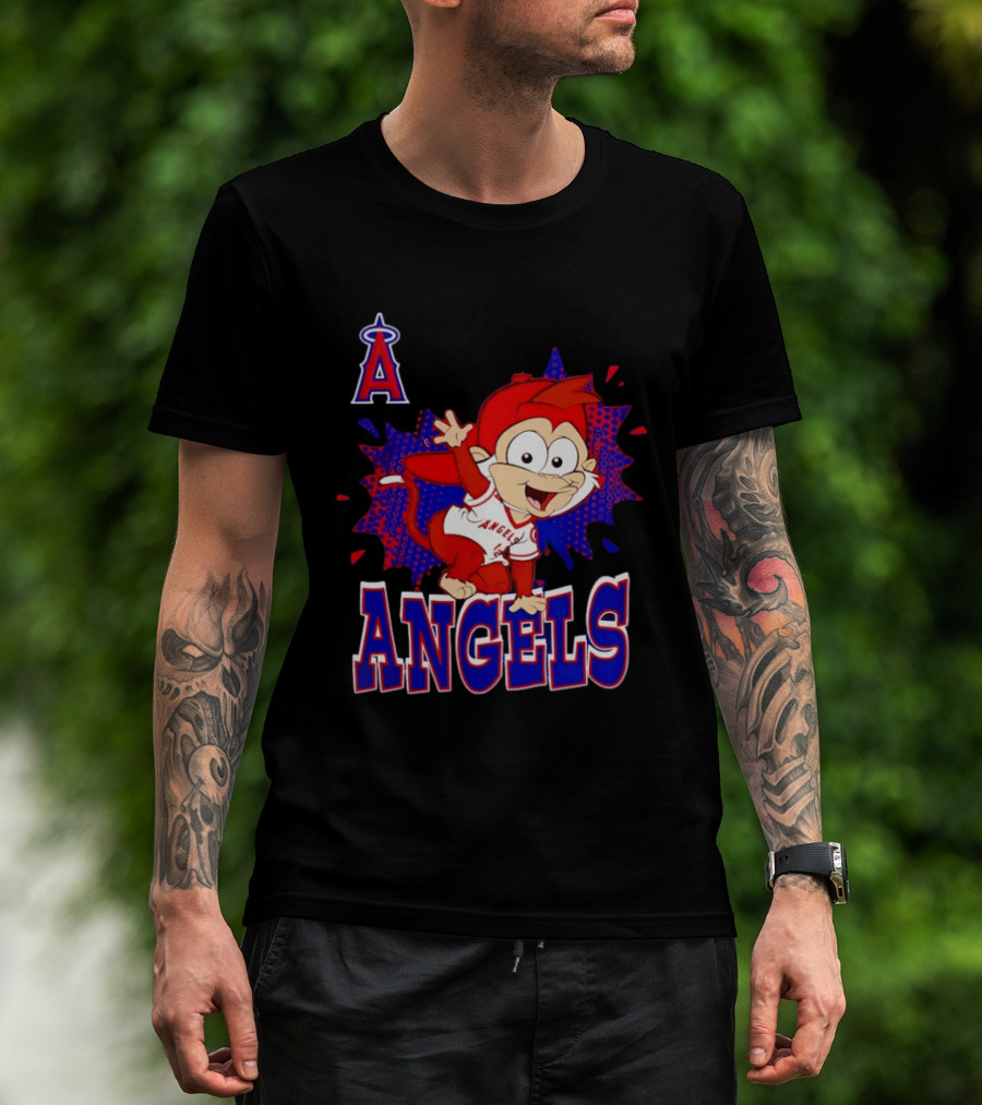 Los Angeles Angels Rally Monkey Baseball MLB Team Fans T-Shirt