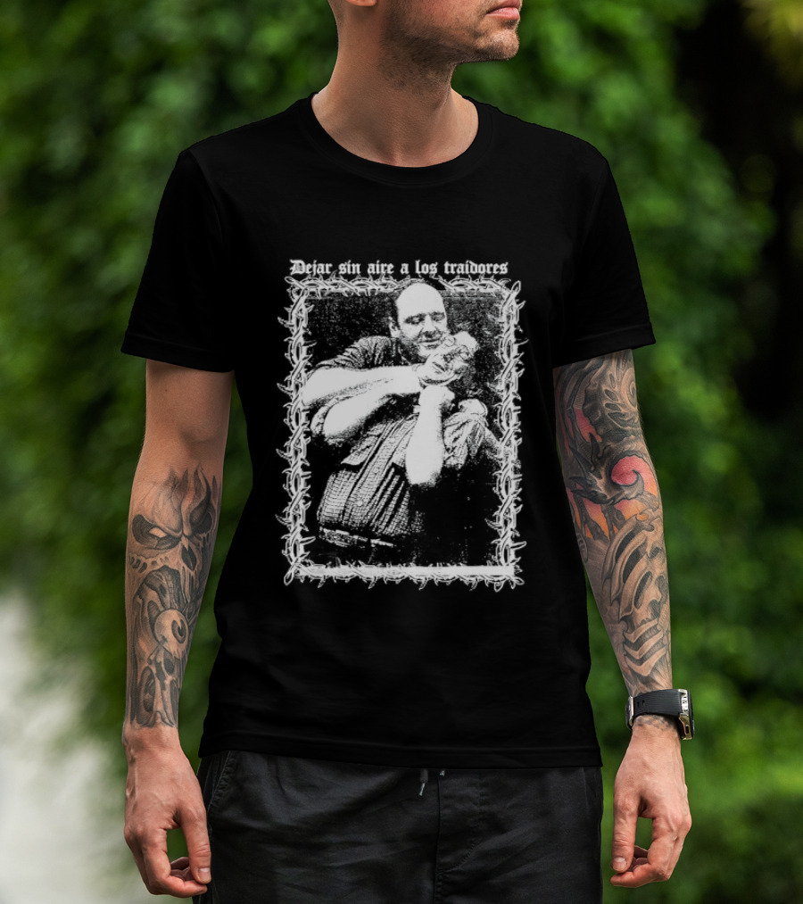 James Gandolfini Dejar Sin Aire A Los Traidores Mafia Power Cinematic T-Shirt