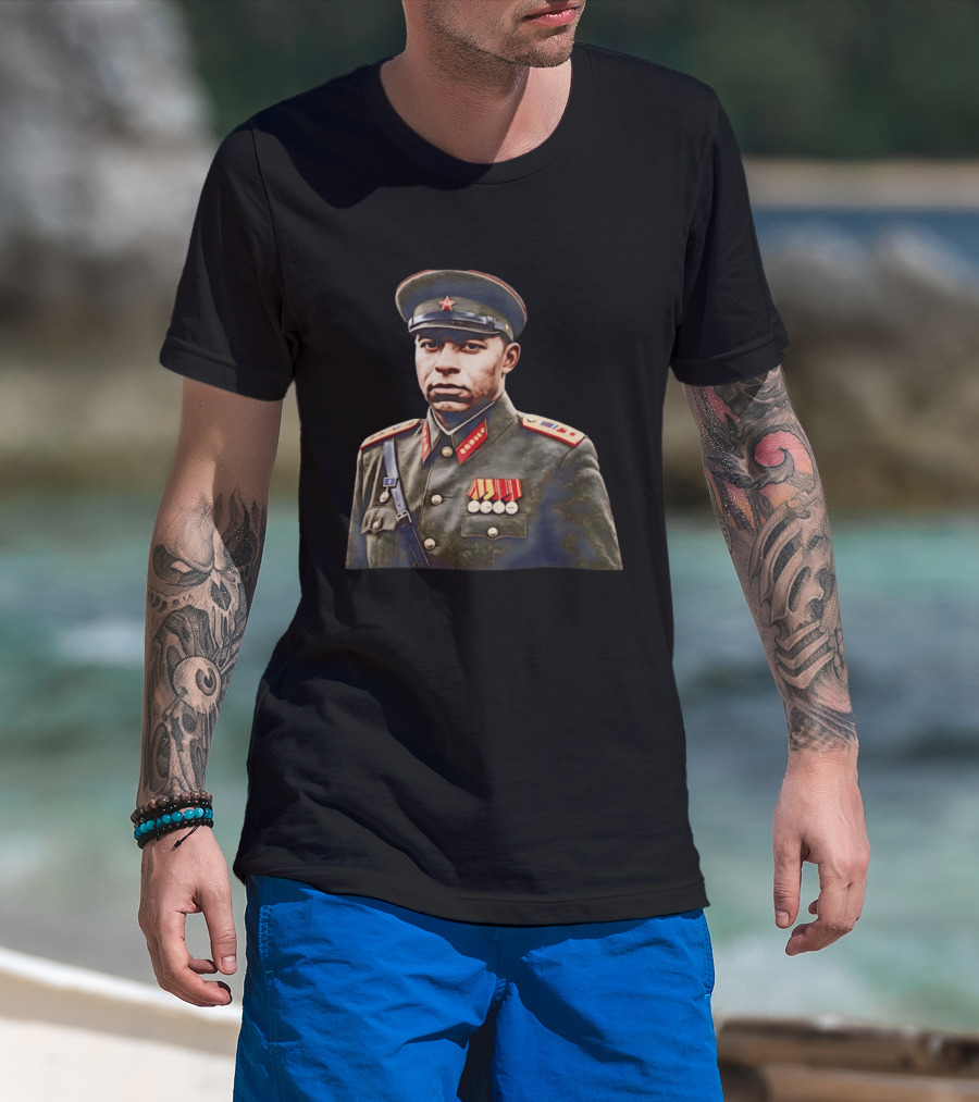 Mbappe Soviet Military Uniform Communist Leader General T-Shirt