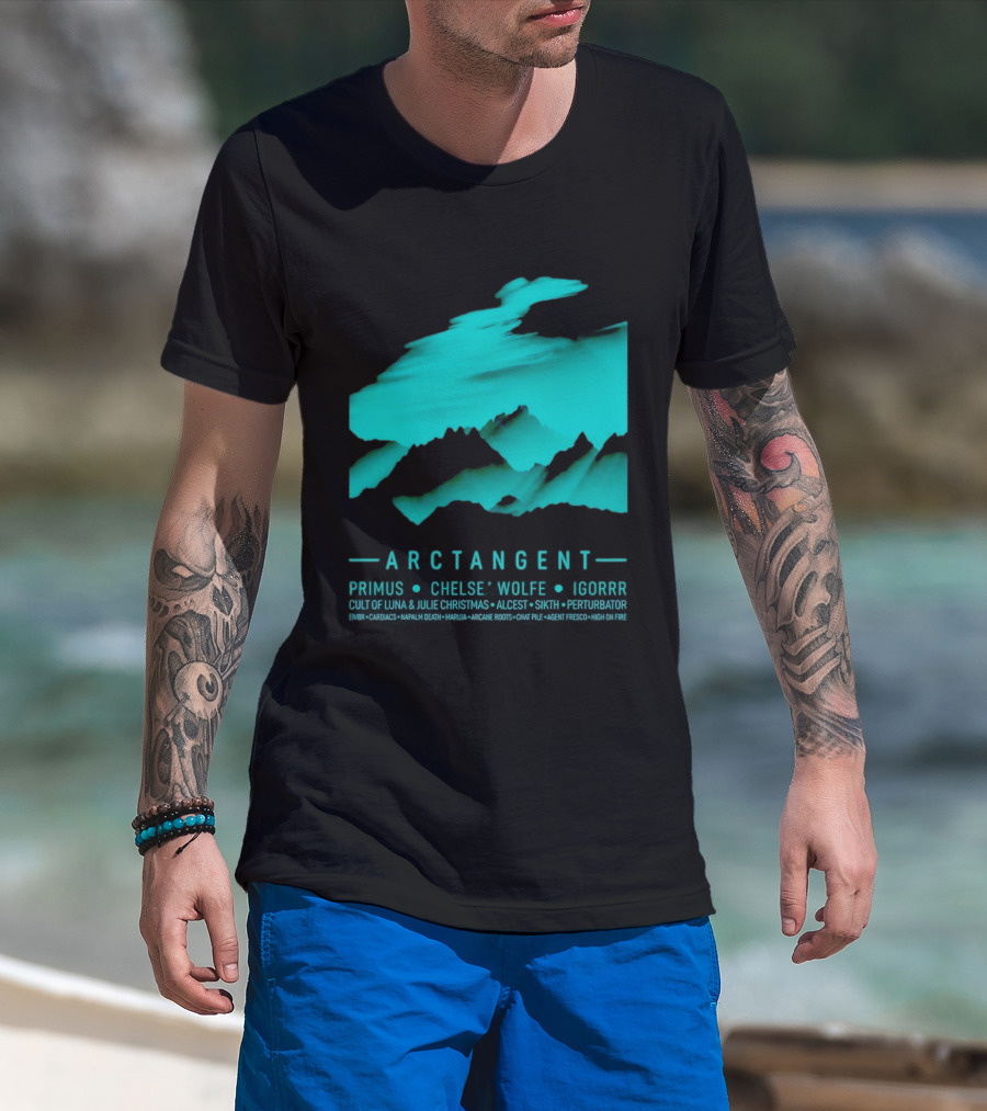 Arctangent Festival Mountains Lineup Primus Chelsea Wolfe Igorr Cult Of Luna Alcest Sikth T-Shirt