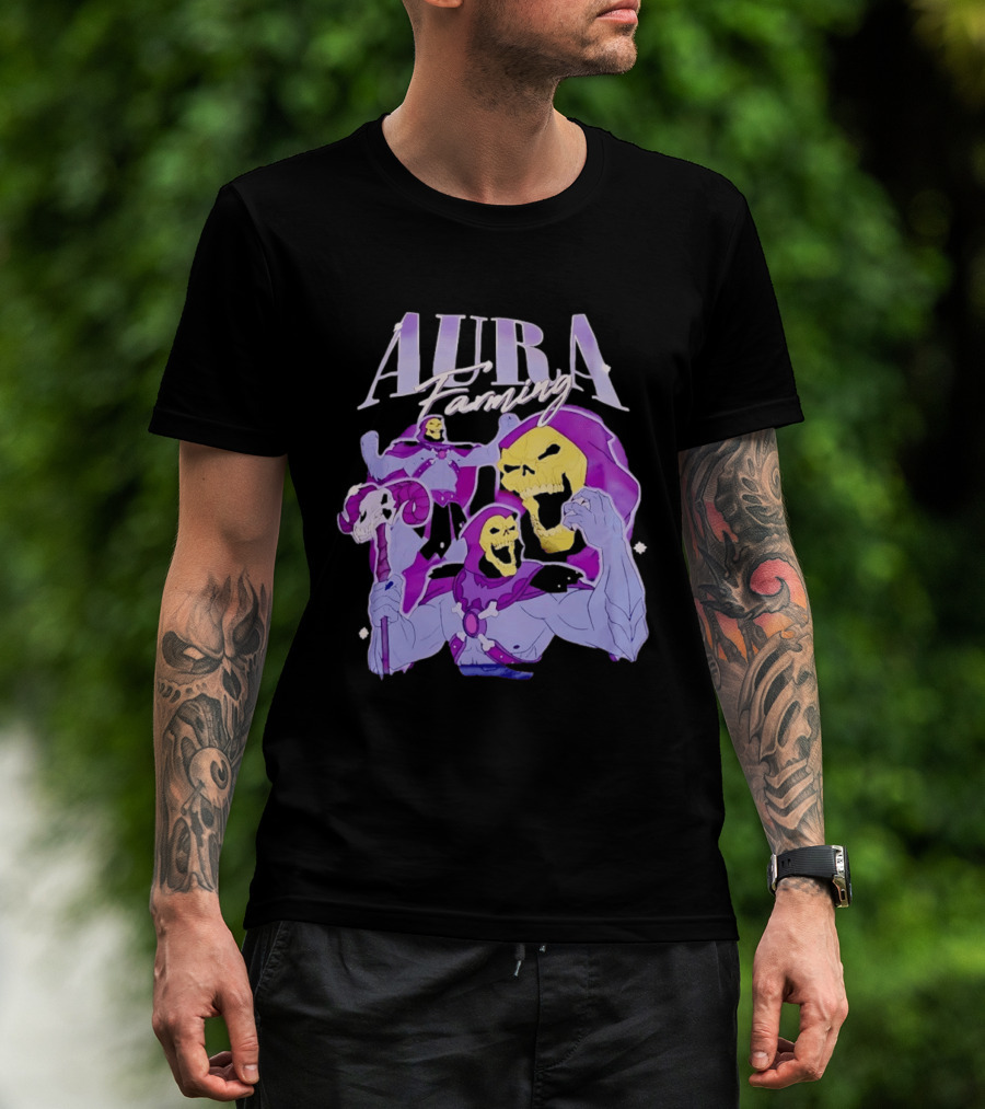Aura Farming Skeletor Masters Of The Universe T-Shirt