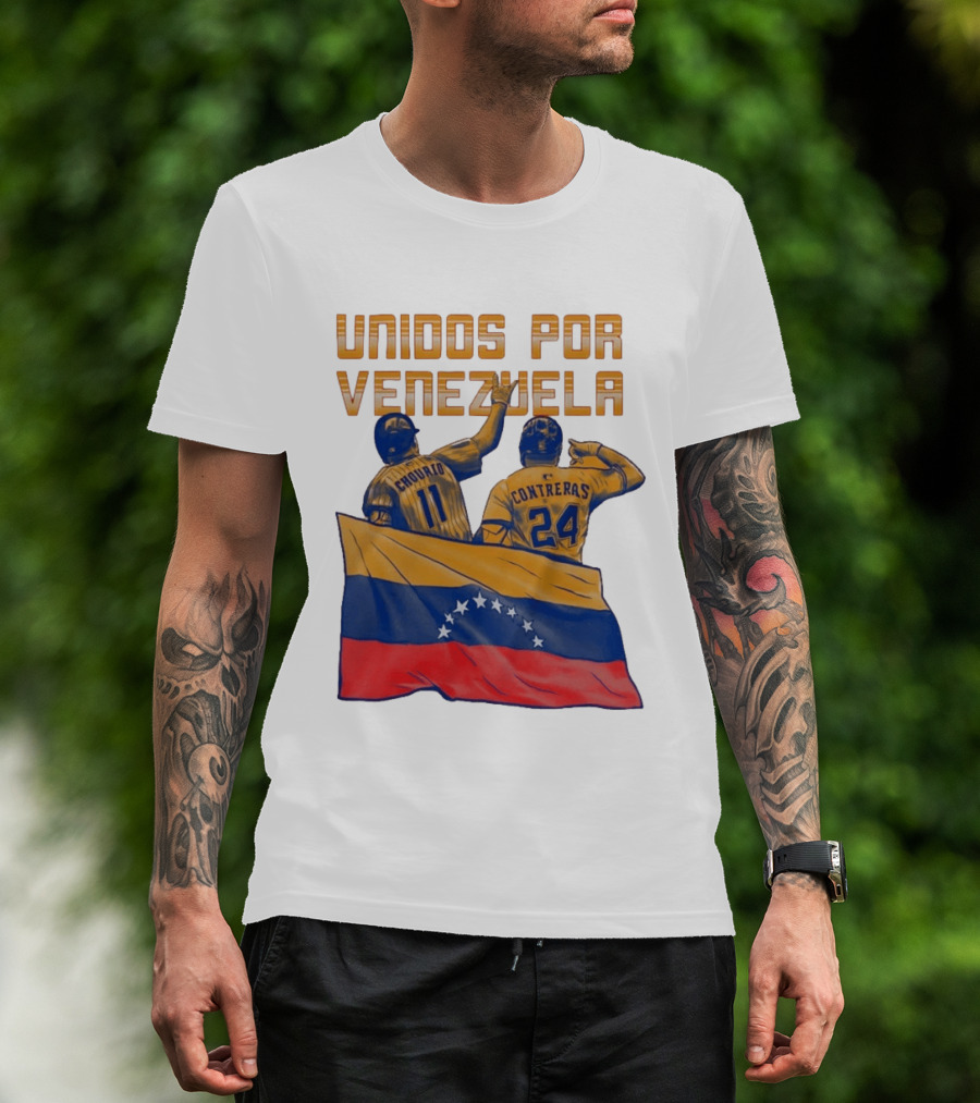 Unidos Por Venezuela Chourio Contreras Brewers Community Initiative T-Shirt
