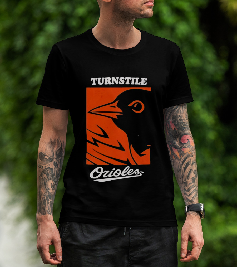 Turnstile Orioles Bird Orange T-Shirt