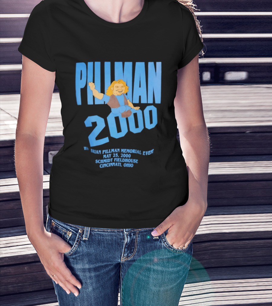 Pillman 2000 Brian Pillman Memorial Event May 25 Schmidt Fieldhouse Cincinnati Ohio T-Shirt