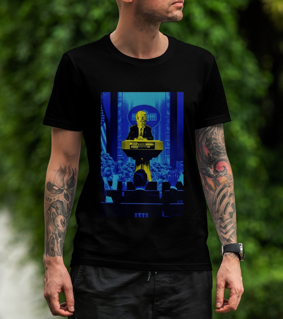 Jack White The Anthem Washington DC July 10 2026 Skeleton At Podium White House T-Shirt