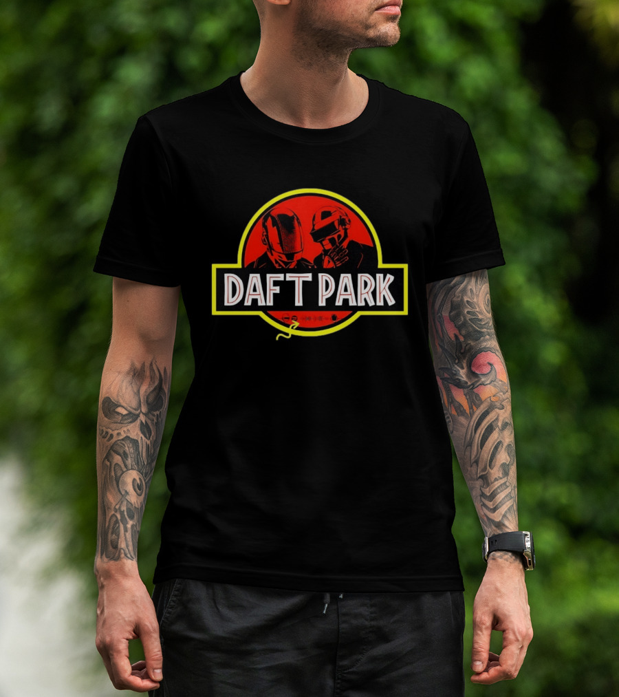 Daft Park Daft Punk Meets Jurassic Park Mashup T-Shirt