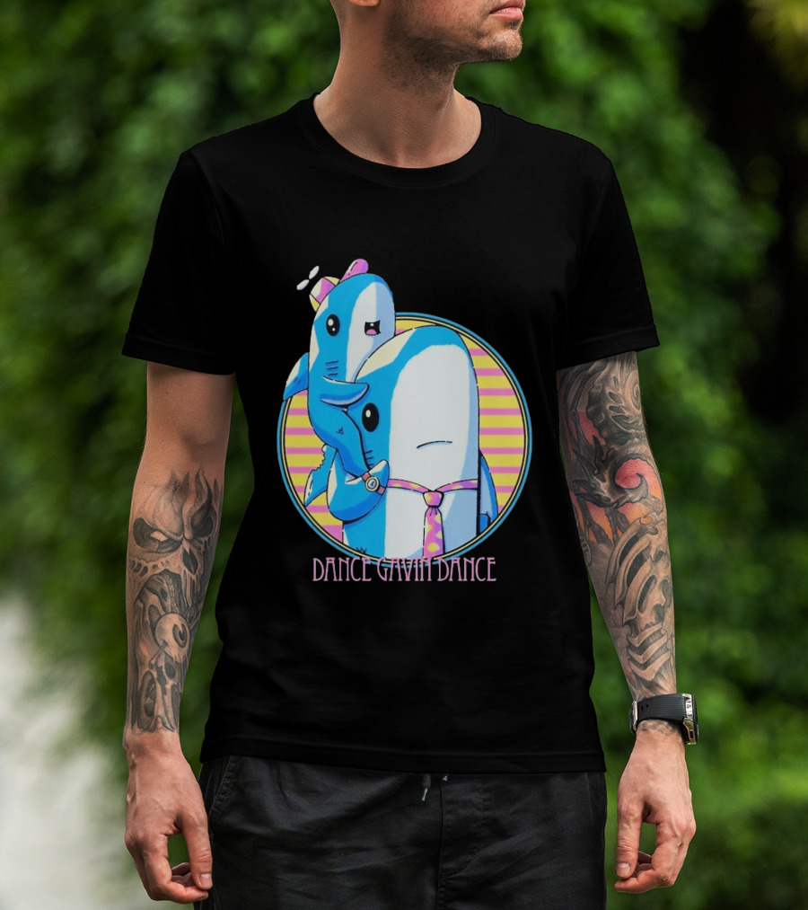 Dance Gavin Dance Shark Dad Cute Cartoon Marine Life Duo T-Shirt