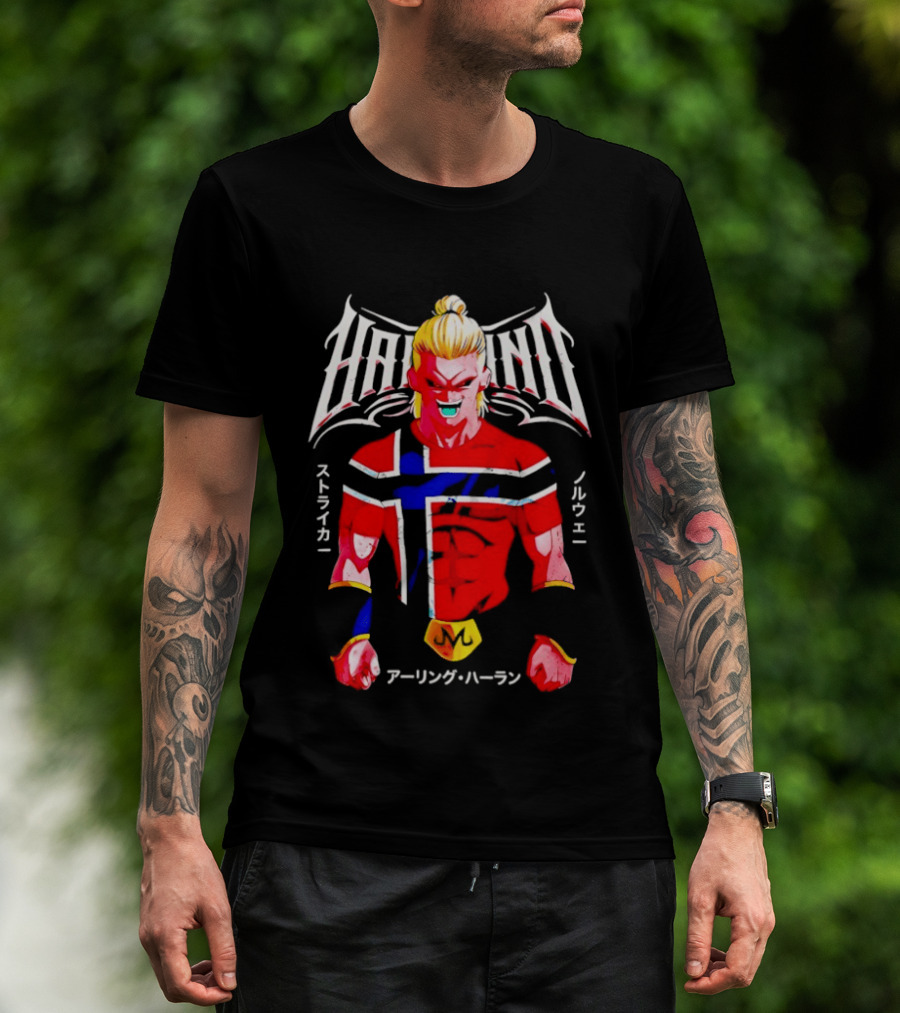 Haaland Norway Striker Majin Buu T-Shirt
