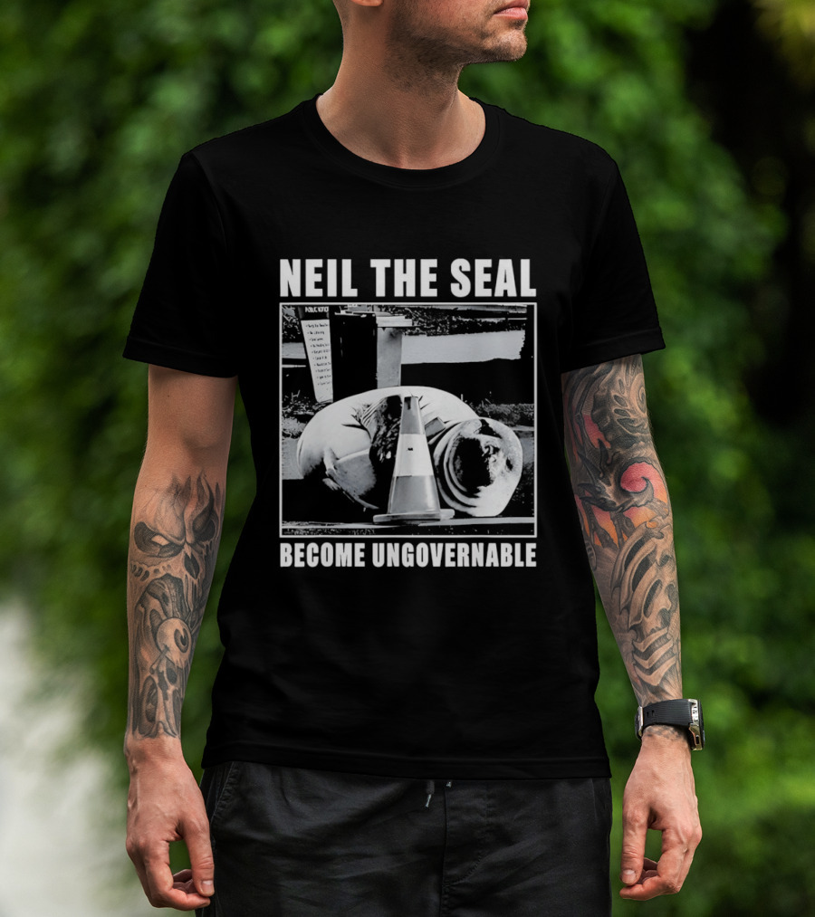 Neil The Seal Traffic Cone Chaos Become Ungovernable T-Shirt