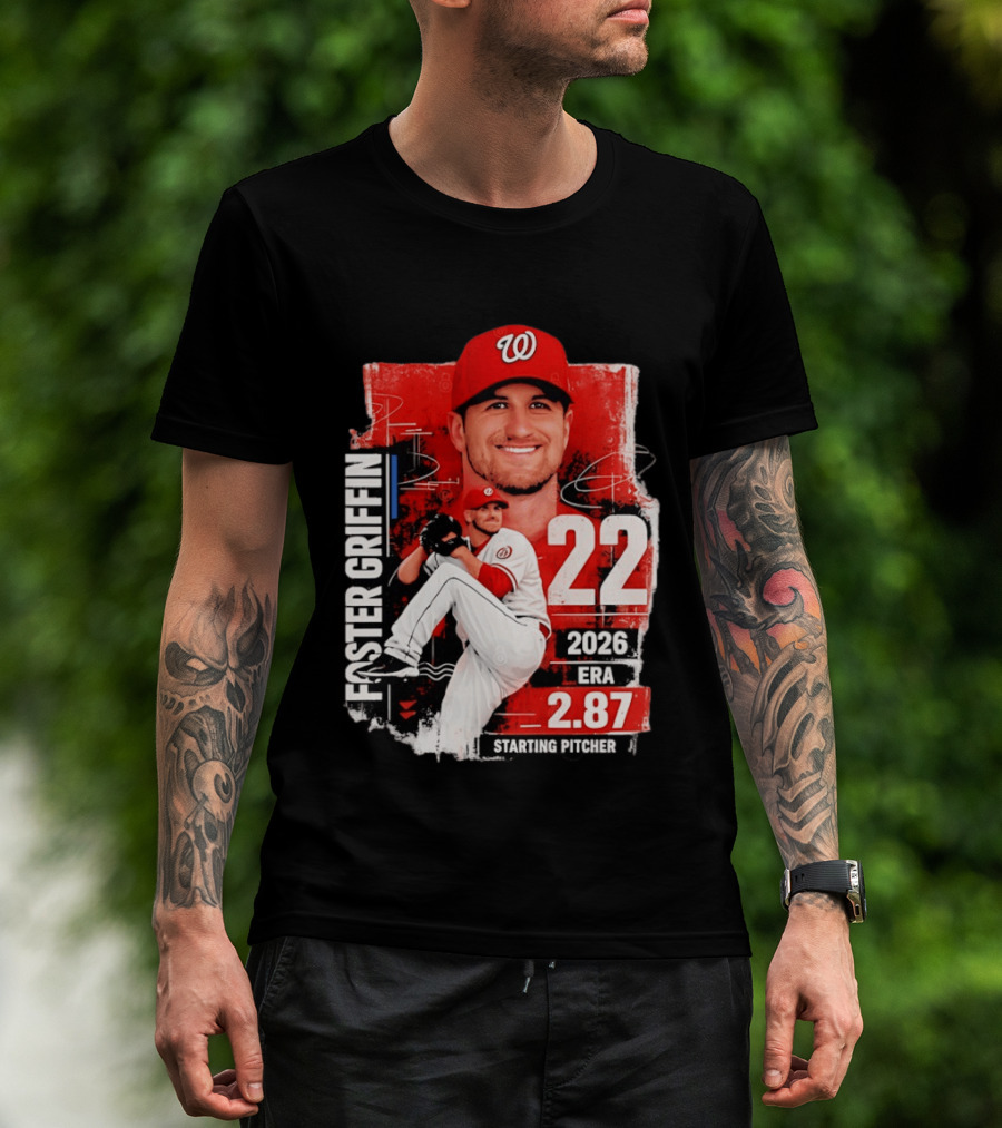 Foster Griffin 2026 ERA 2.87 Starting Pitcher 22 T-Shirt
