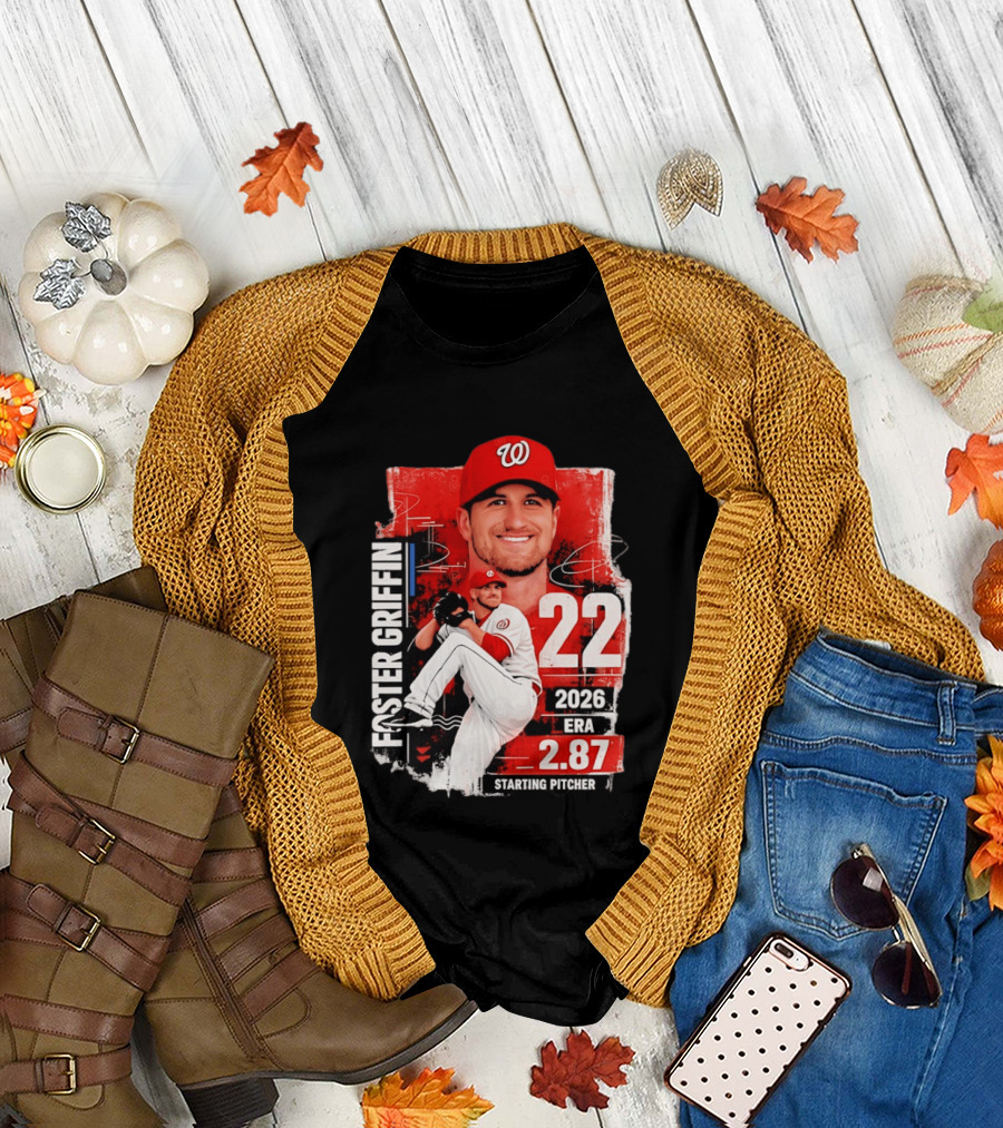 Foster Griffin 2026 ERA 2.87 Starting Pitcher 22 T-Shirt