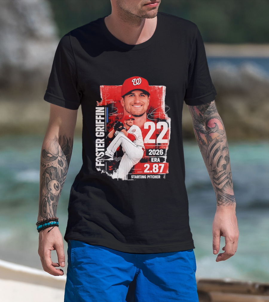 Foster Griffin 2026 ERA 2.87 Starting Pitcher 22 T-Shirt