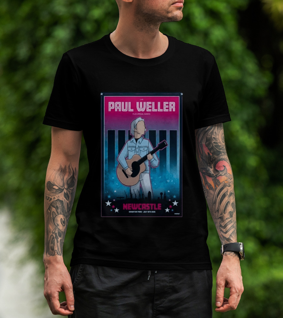 Paul Weller Live Newcastle Exhibition Park July 10 2026 Plus Special Guests T-Shirt