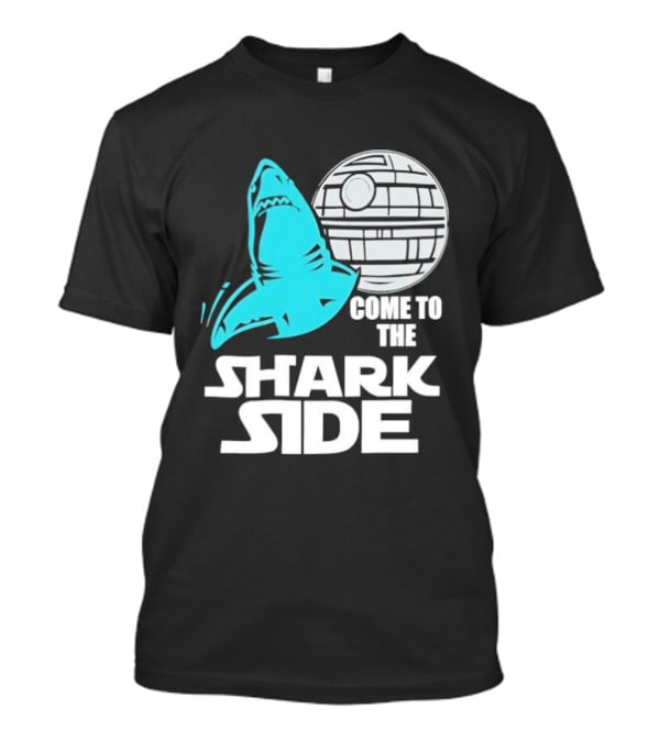 Come To The Shark Side With Death Star T-Shirt