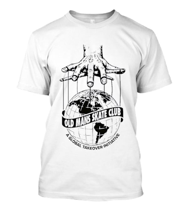 Old Mans Skate Club Global Takeover Puppet Globe T-Shirt
