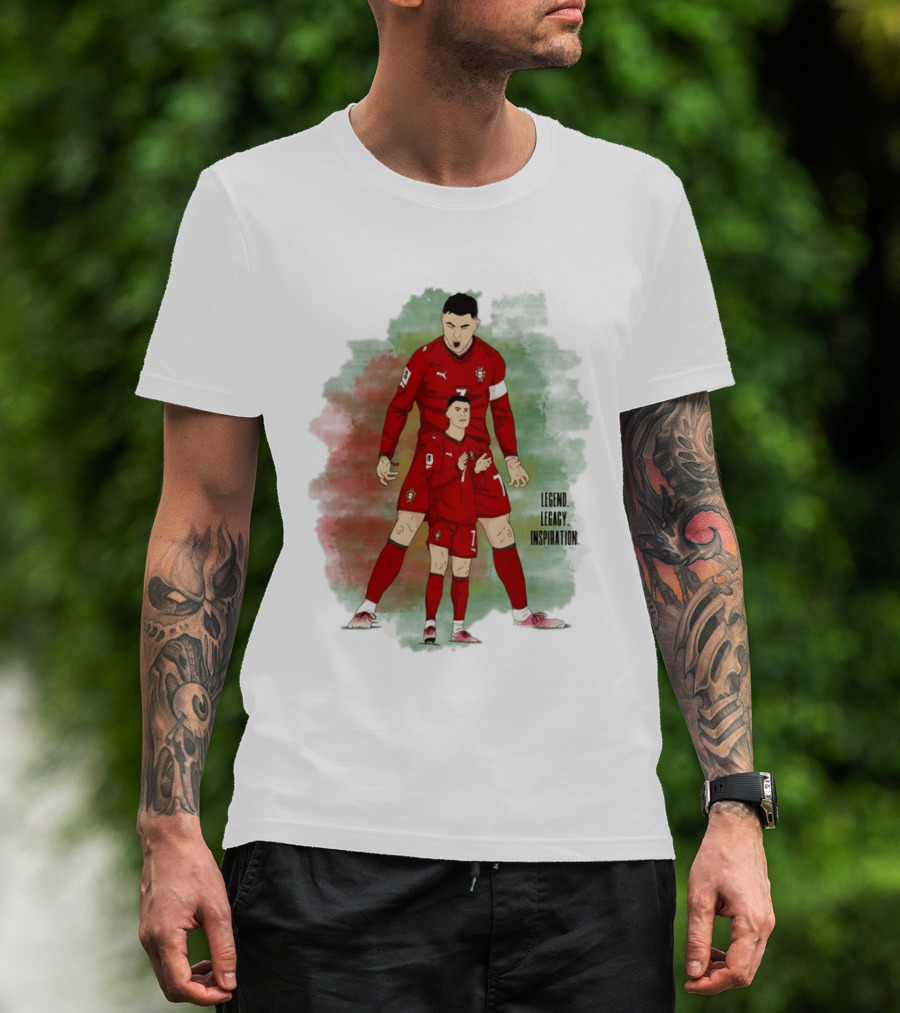 Portugal Cristiano Ronaldo 7 Legend Legacy T-Shirt