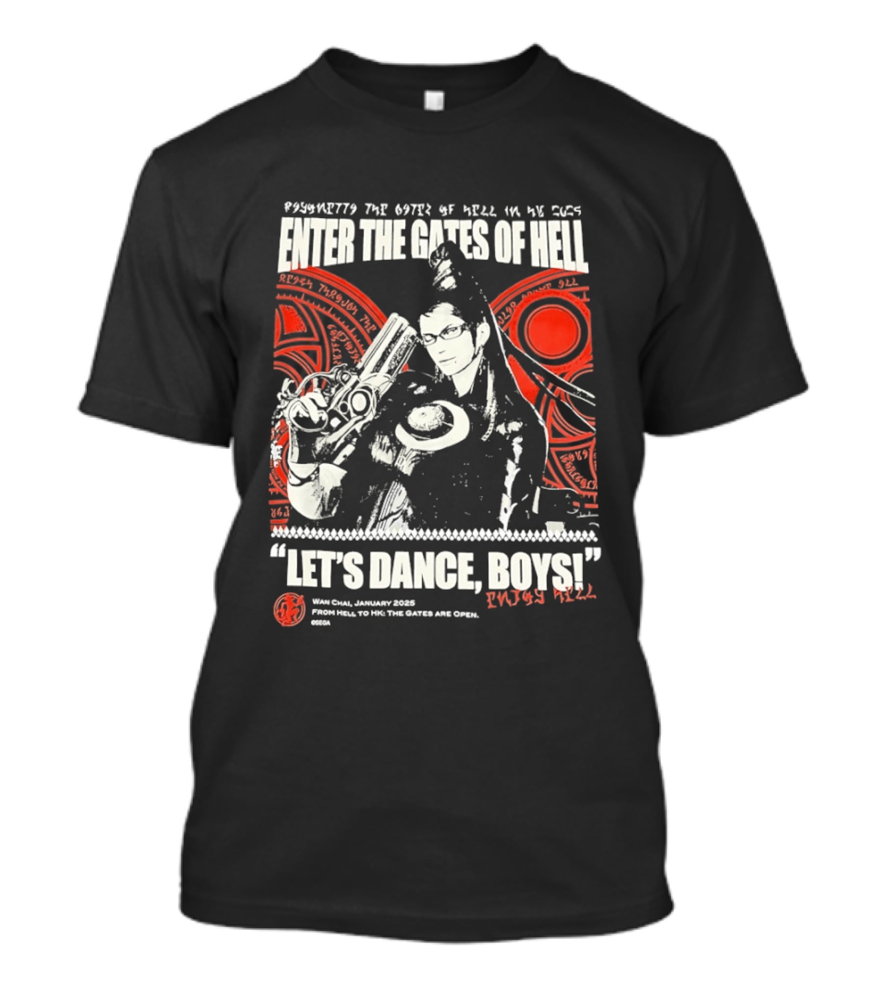 Bayonetta Enter The Gates Of Hell Let's Dance Boys 2025 Wan Chai T-Shirt