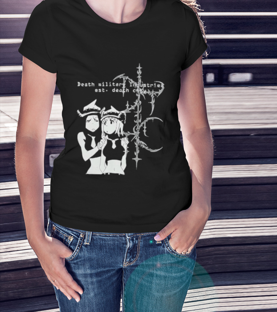 Death Military Industries Est Death City Anime Manga Cross T-Shirt