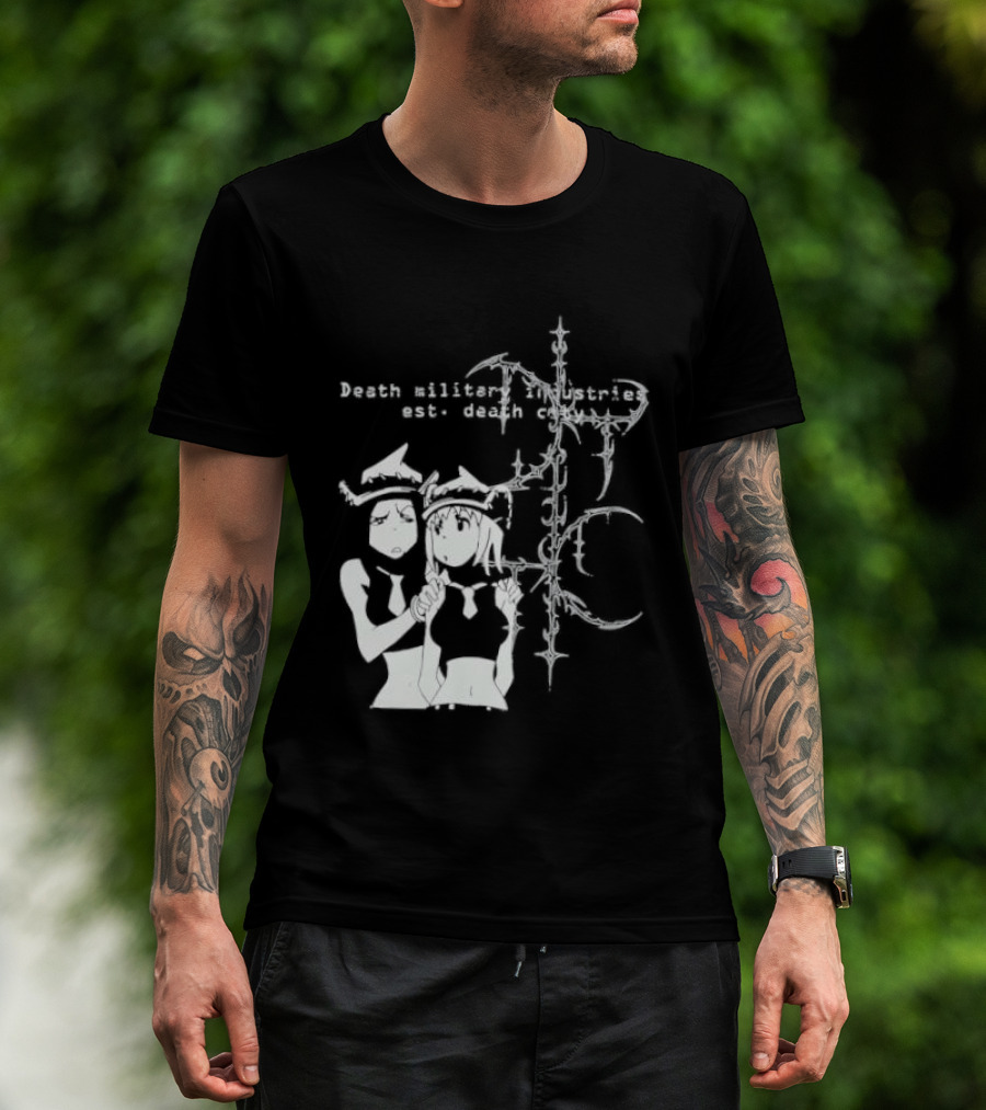 Death Military Industries Est Death City Anime Manga Cross T-Shirt