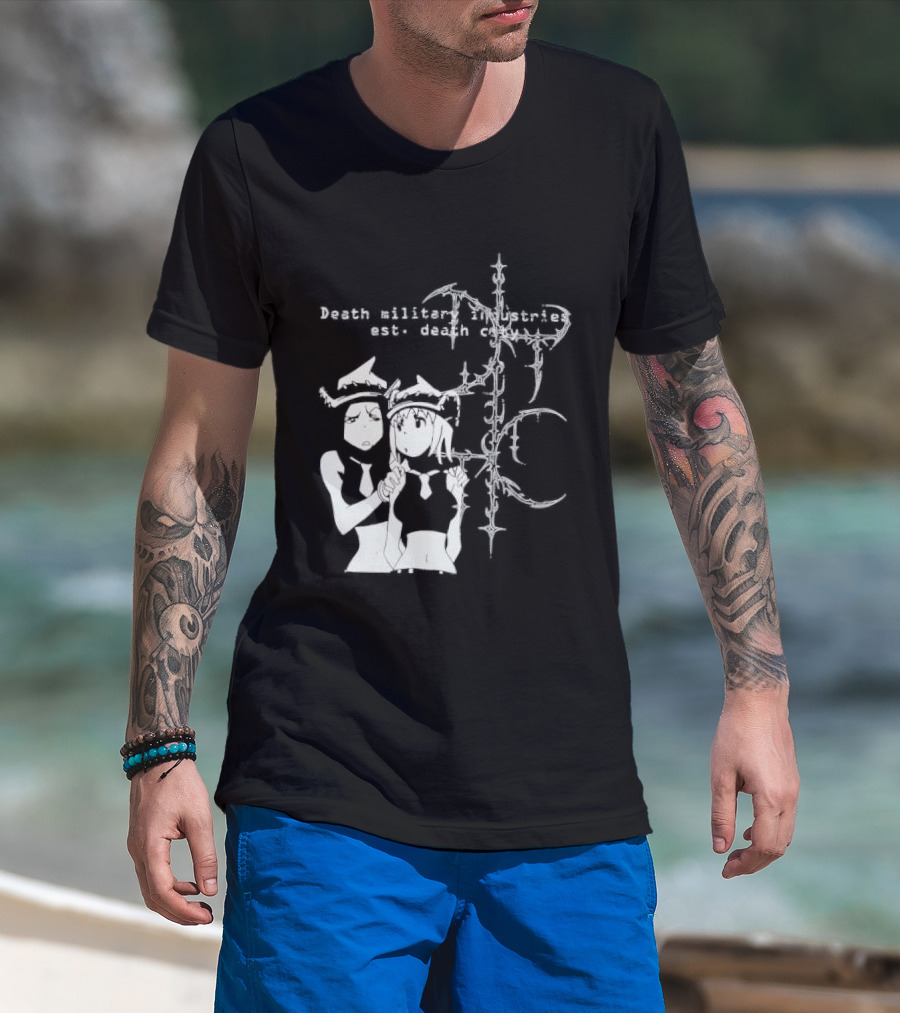 Death Military Industries Est Death City Anime Manga Cross T-Shirt