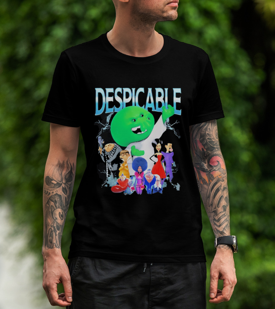 Despicable Me Featuring Gru Green Villain Group Villains T-Shirt