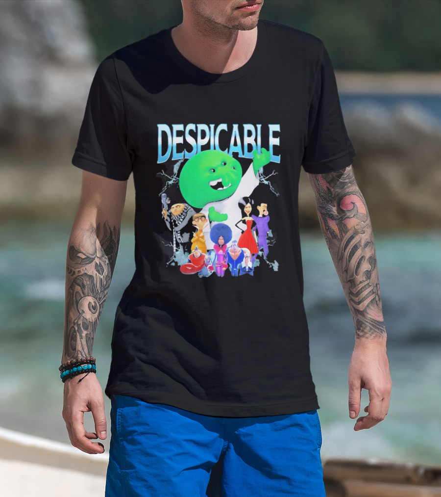 Despicable Me Featuring Gru Green Villain Group Villains T-Shirt