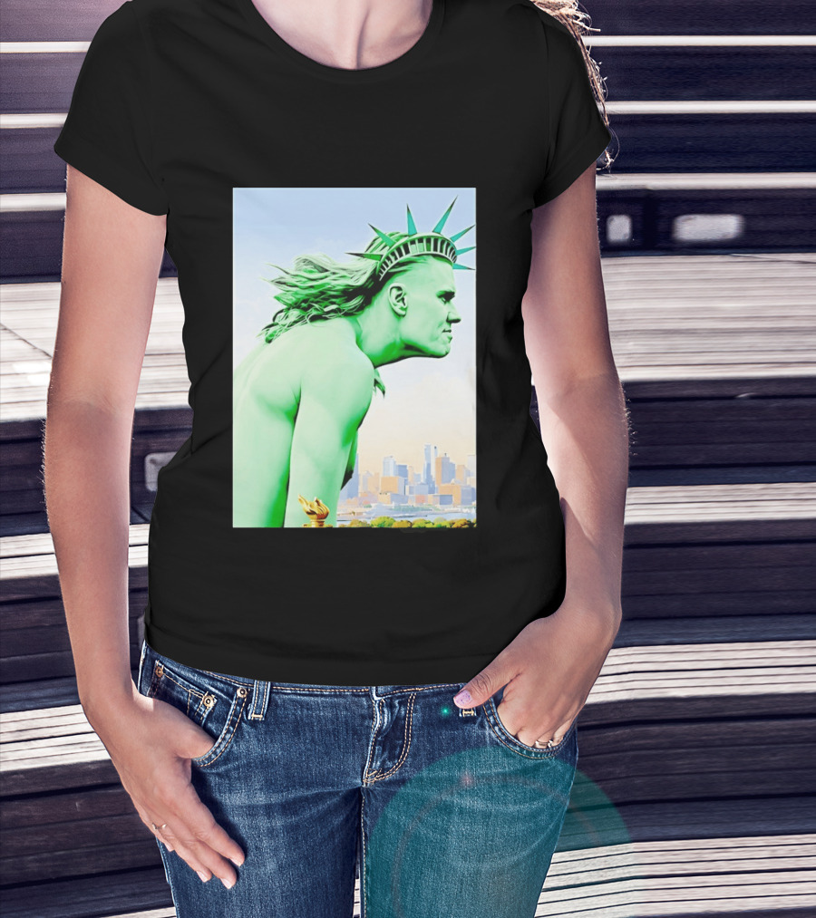 Erling Haaland Liberty Statue Meme T-Shirt