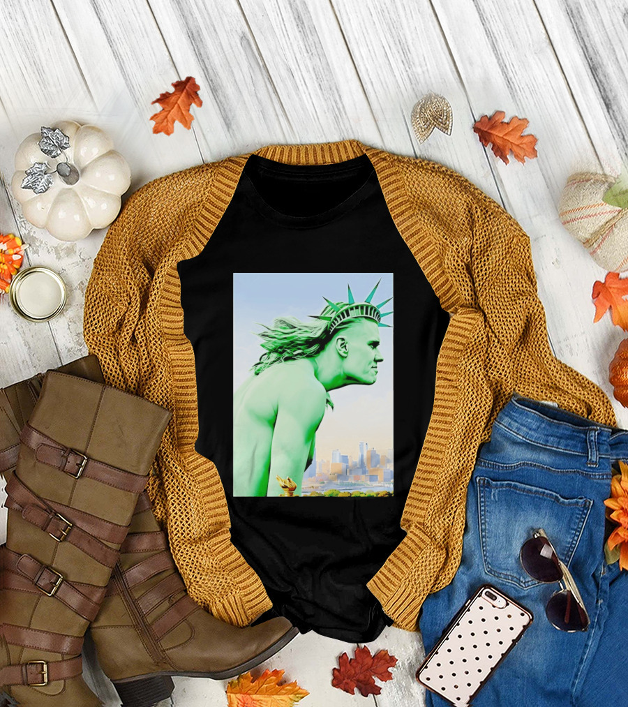 Erling Haaland Liberty Statue Meme T-Shirt