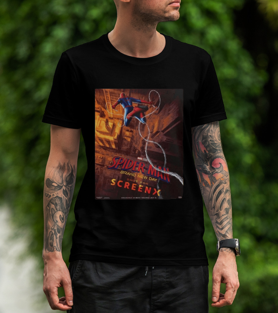 Spider Man Brand New Day Shot For ScreenX In Theaters July 31 2026 T-Shirt