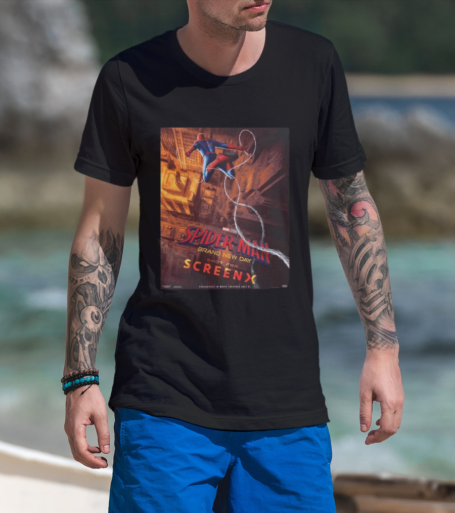 Spider Man Brand New Day Shot For ScreenX In Theaters July 31 2026 T-Shirt