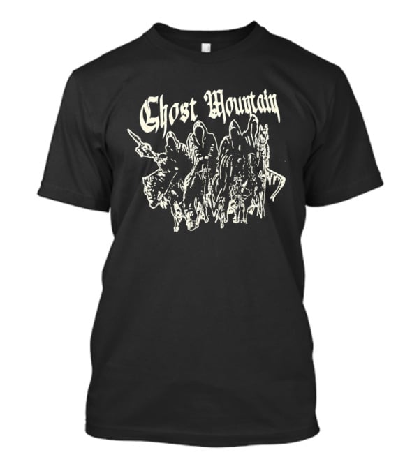 Ghost Mountain Grim Reaper Haunted Mound Spectral Figures T-Shirt