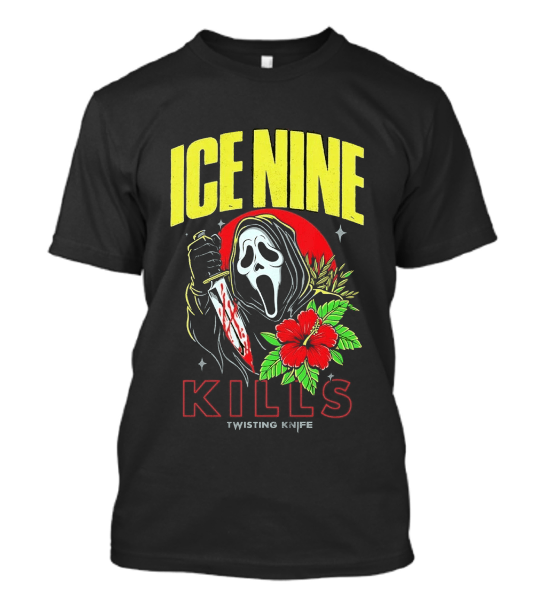 Ice Nine Kills Ghostface Twisting Knife Aloha Sidney Summer Of Silence 2026 Collection T-Shirt