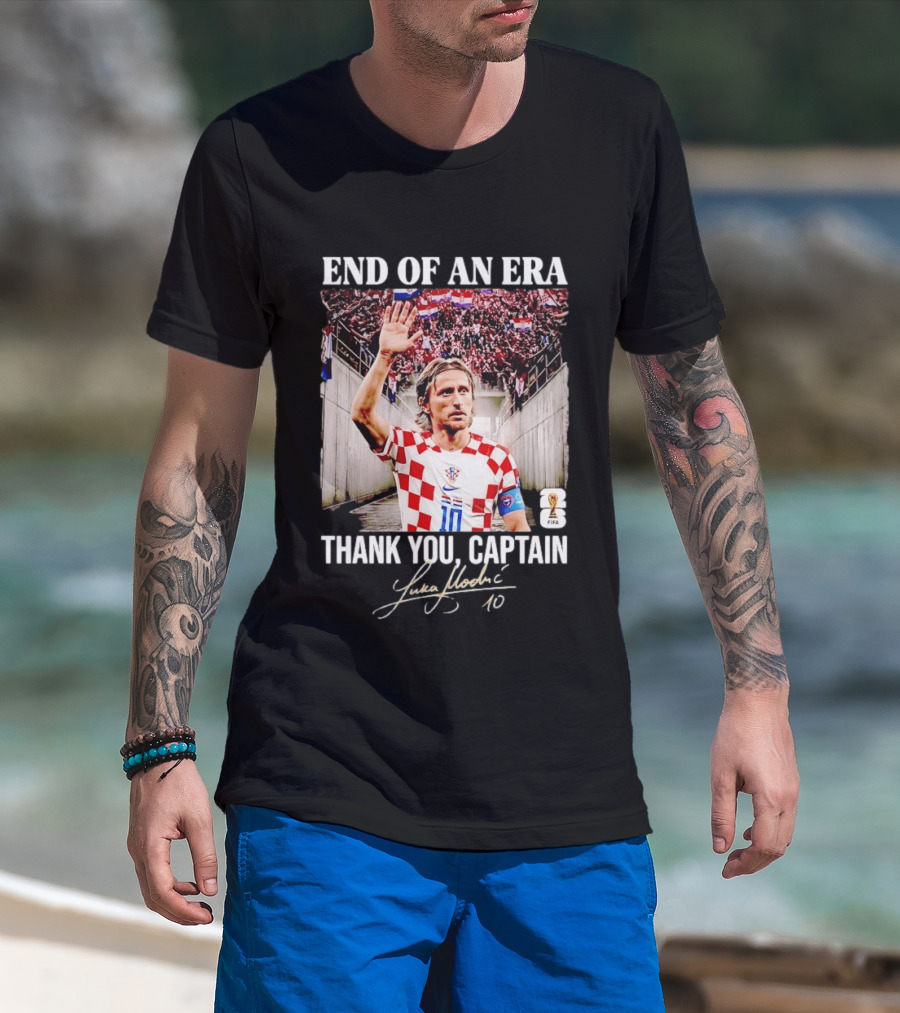 Croatia End Of An Era Thank You Captain Luka Modric 10 T-Shirt
