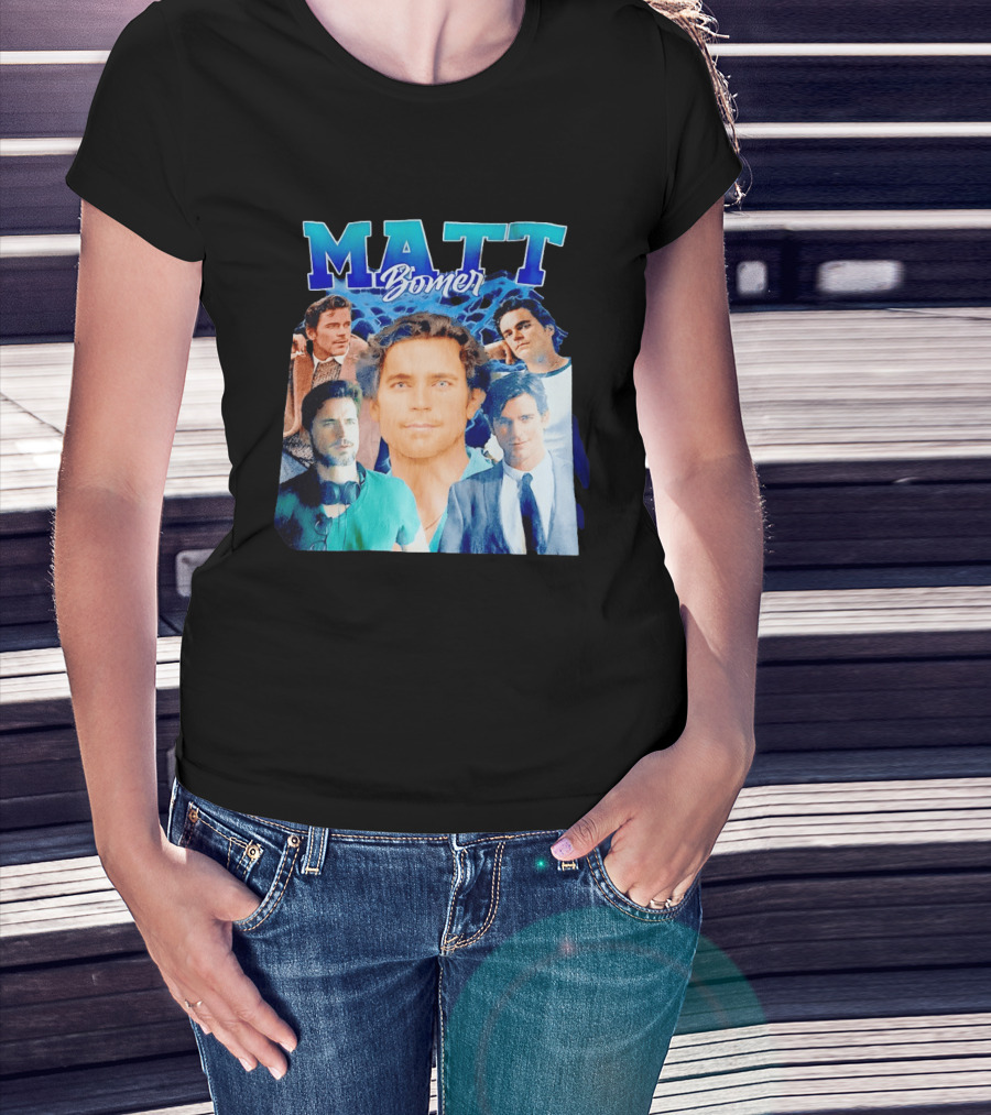 Matt Bomer Collage Actor Celebrity T-Shirt