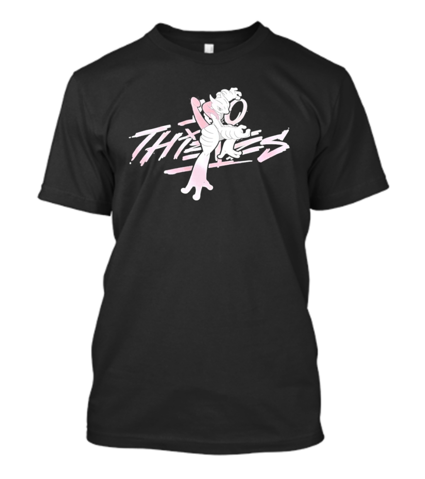 Mewtwo 100 Thieves Pokemon Collaboration Esports T-Shirt