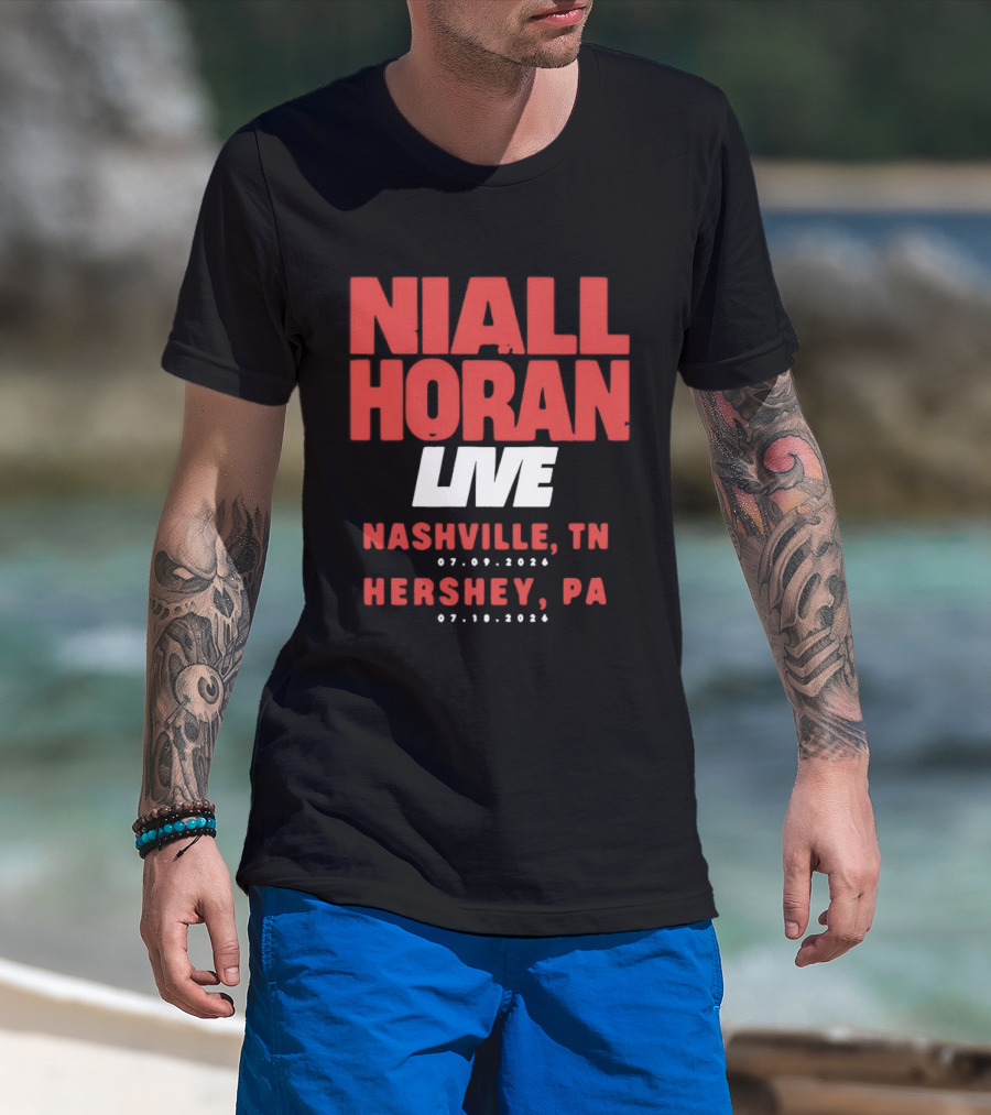 Niall Horan Live Nashville TN 07.09.2020 Hershey PA 07.10.2020 T-Shirt