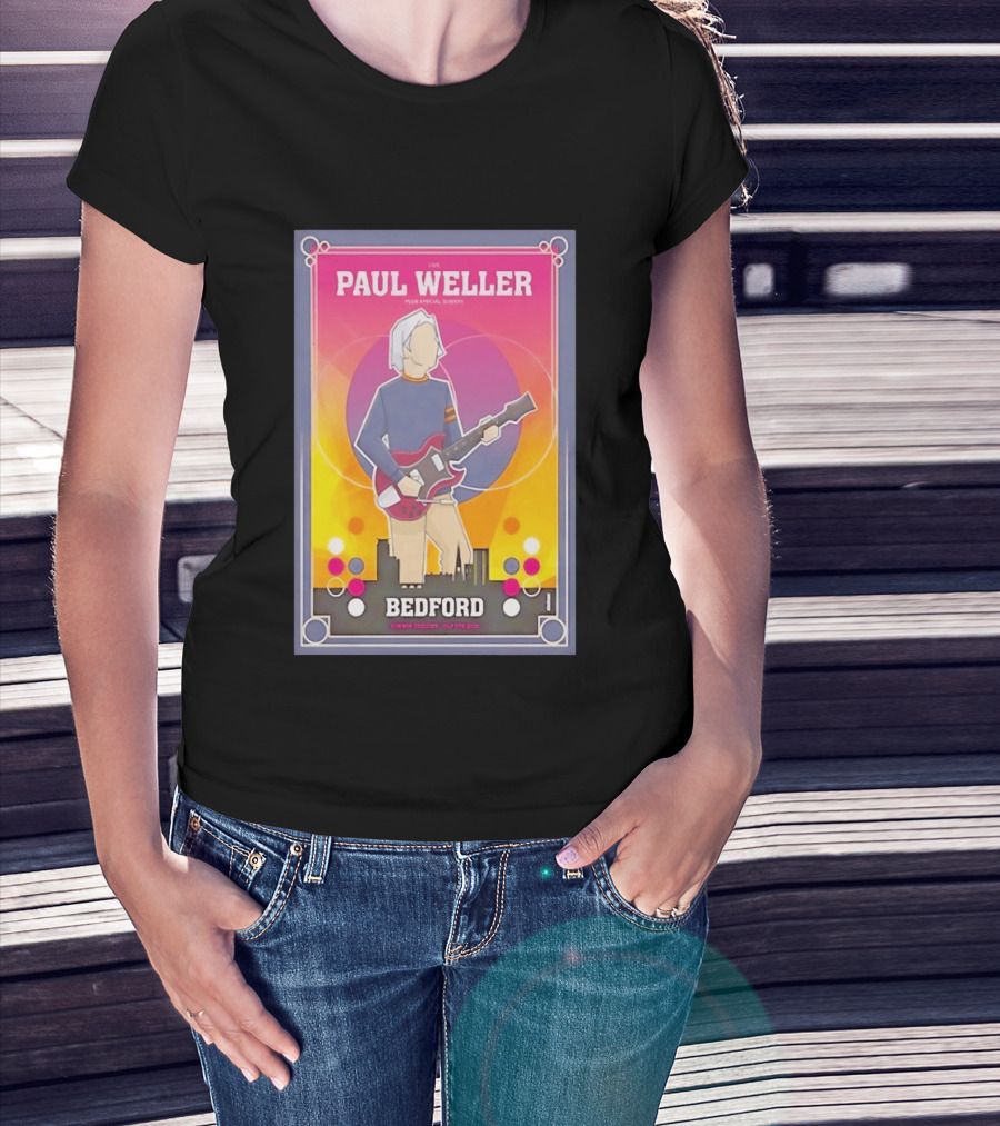 Paul Weller Live Plus Special Guests Bedford River Festival Summer Sessions 2023 T-Shirt