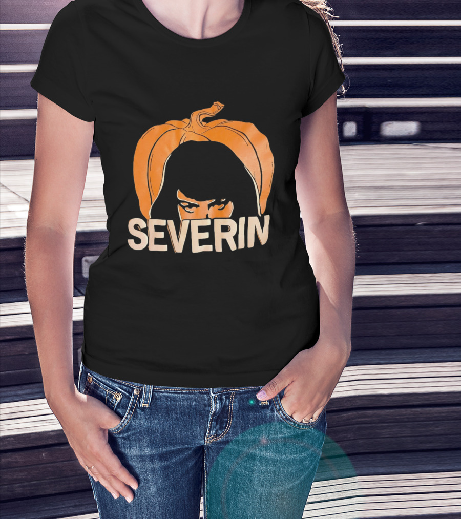 Severin Pumpkin Halloween Horror Mask T-Shirt