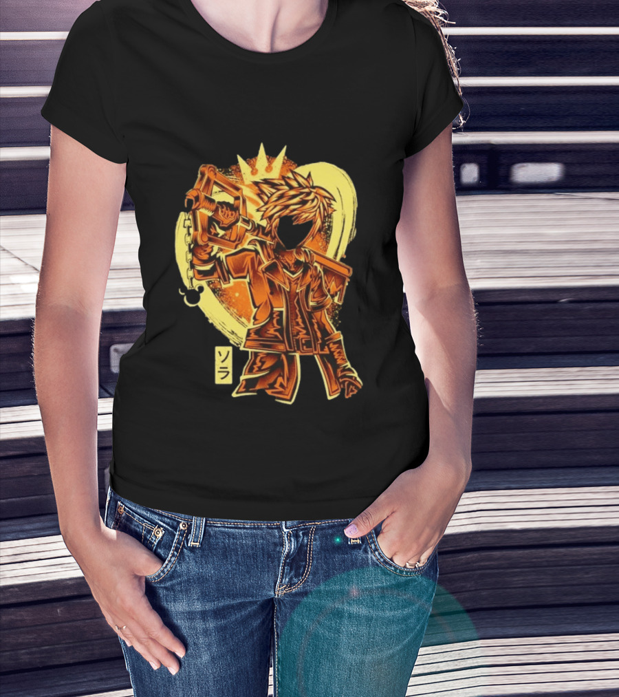Sora Kingdom Hearts Keyblade Japanese T-Shirt