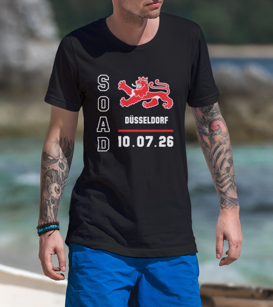 SOAD Düsseldorf 2026 Red Lion Event 10.07.26 T-Shirt